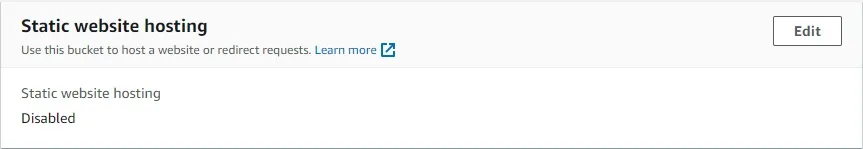 S3 Bucket Creation - Enable Static Website Hosting