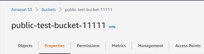 S3 Bucket Creation - Bucket Properties